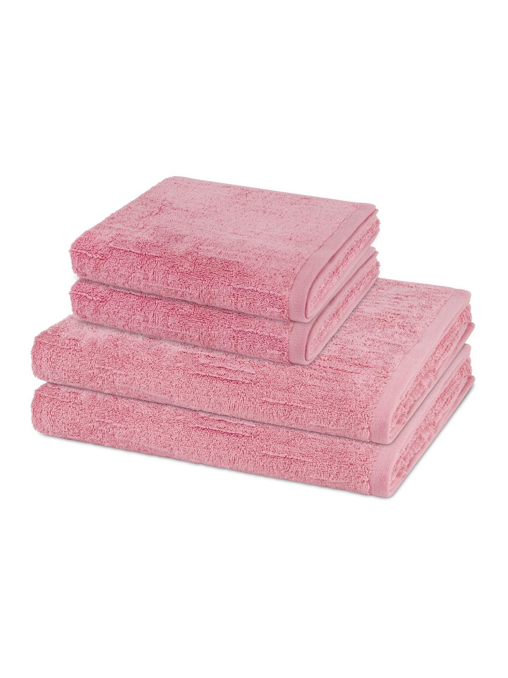 Thumbnail - Ross Handtuchset 2-teilig Damen Baumwolle rosa, ONE SIZE