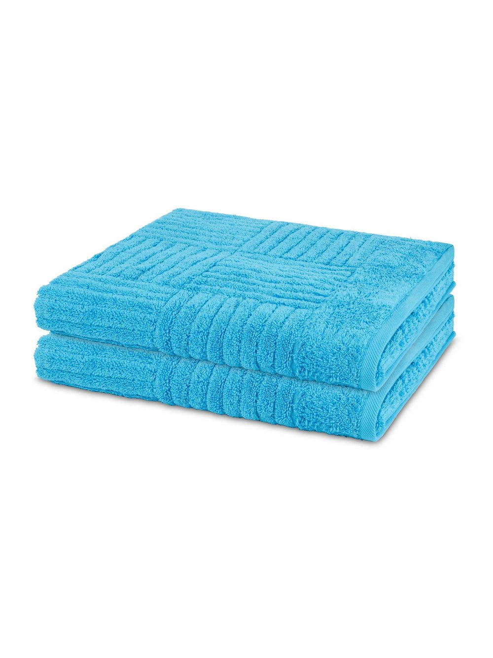 Thumbnail - Ross Handtuchset 2-teilig Damen Baumwolle blau, ONE SIZE