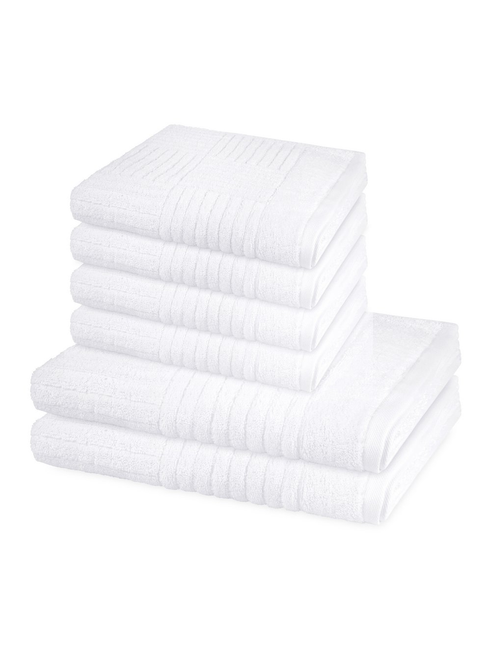 Thumbnail - Ross Handtuchset 6-teilig Damen Baumwolle weiß, ONE SIZE