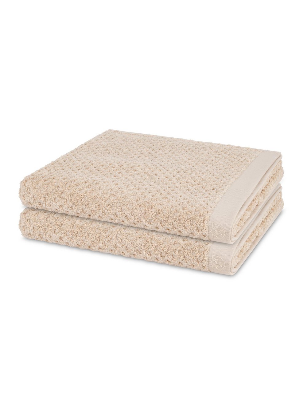 Thumbnail - Ross Handtuchset 2-teilig Damen Baumwolle beige, ONE SIZE