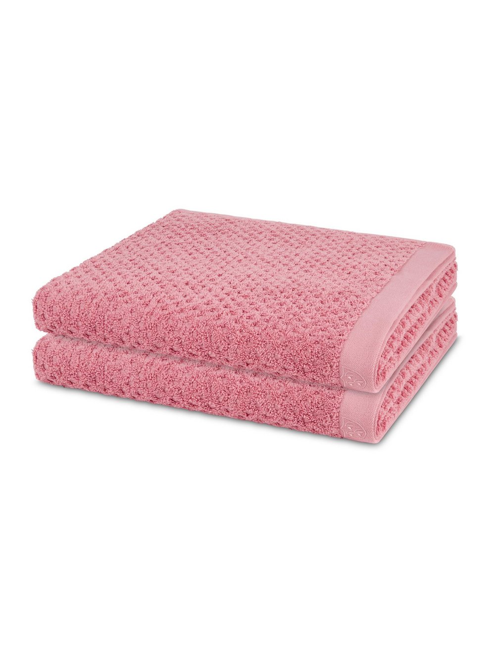 Ross Handtuchset 2-teilig Damen Baumwolle rosa, ONE SIZE