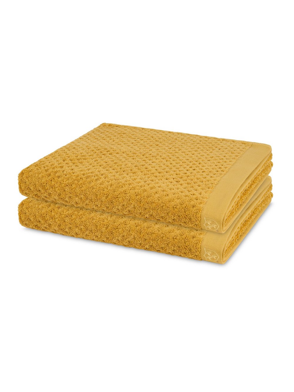 Thumbnail - Ross Handtuchset 2-teilig Damen Baumwolle gelb, ONE SIZE