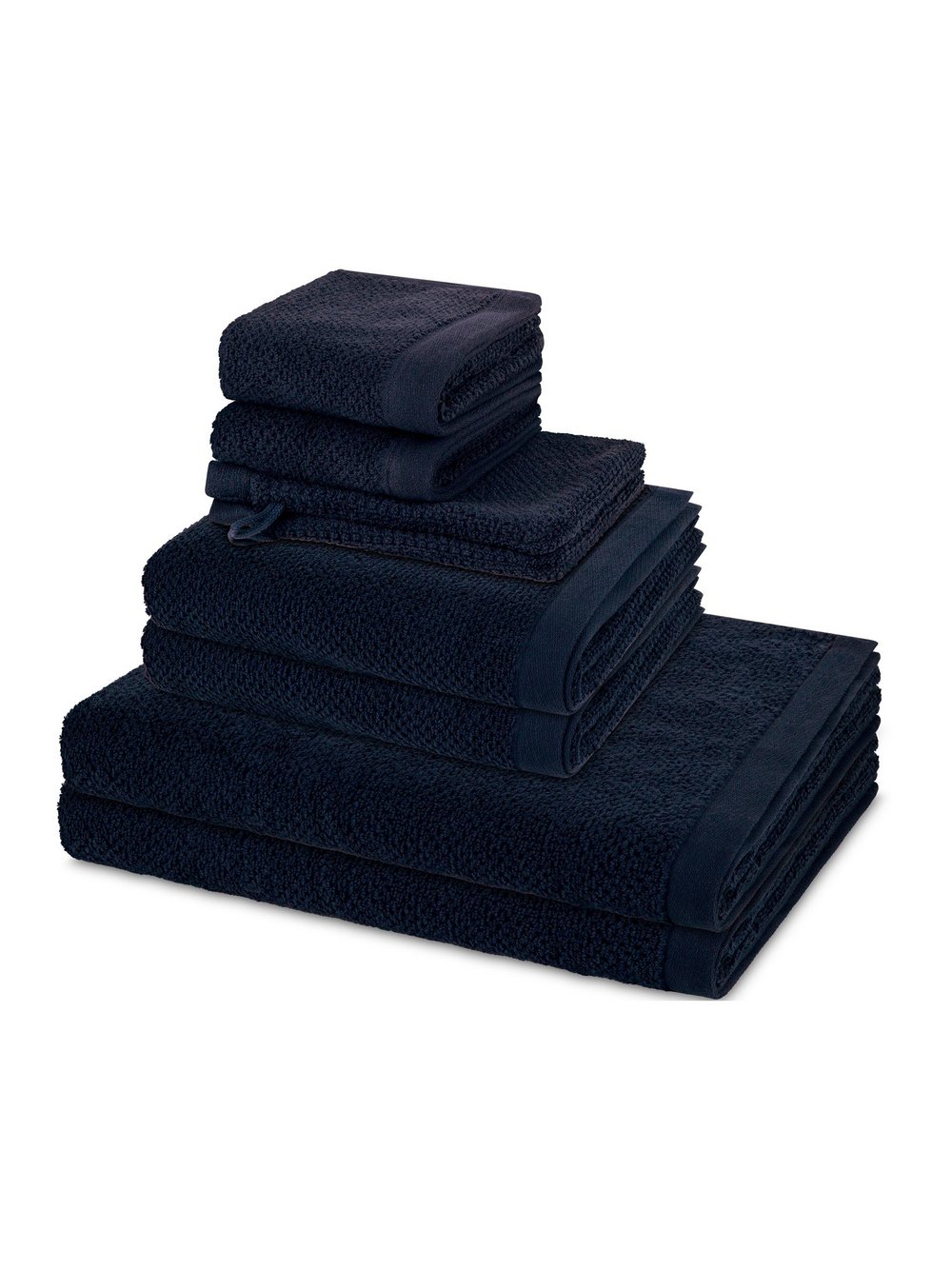Thumbnail - Möve Handtuchset 8-teilig Damen Baumwolle blau, ONE SIZE