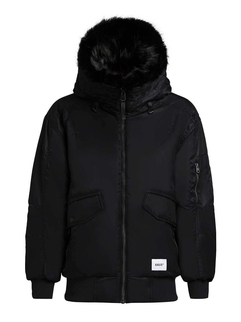 Khujo Bomberjacke Damen schwarz, XS