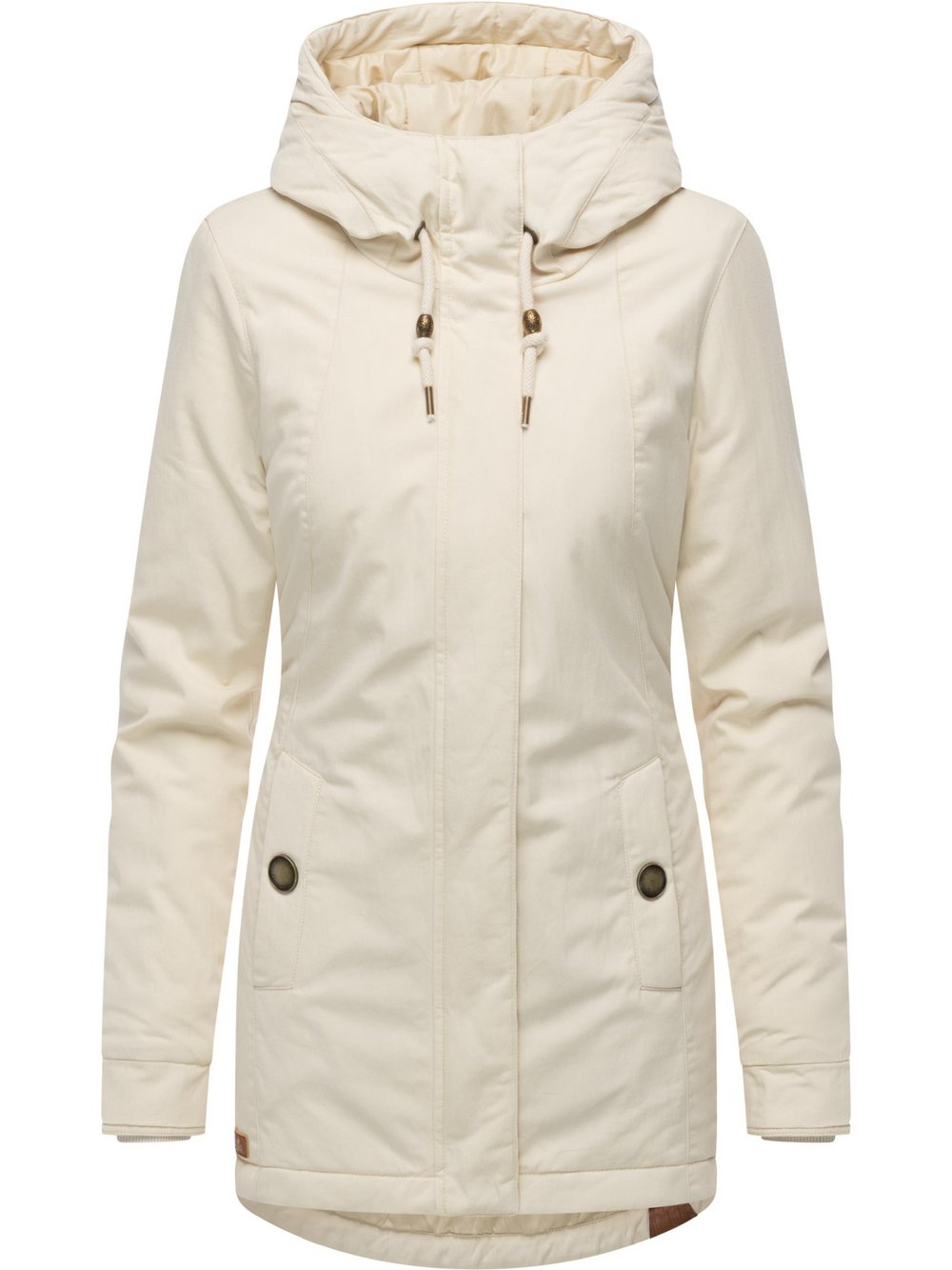 Ragwear Winterjacke Damen Baumwolle beige, S