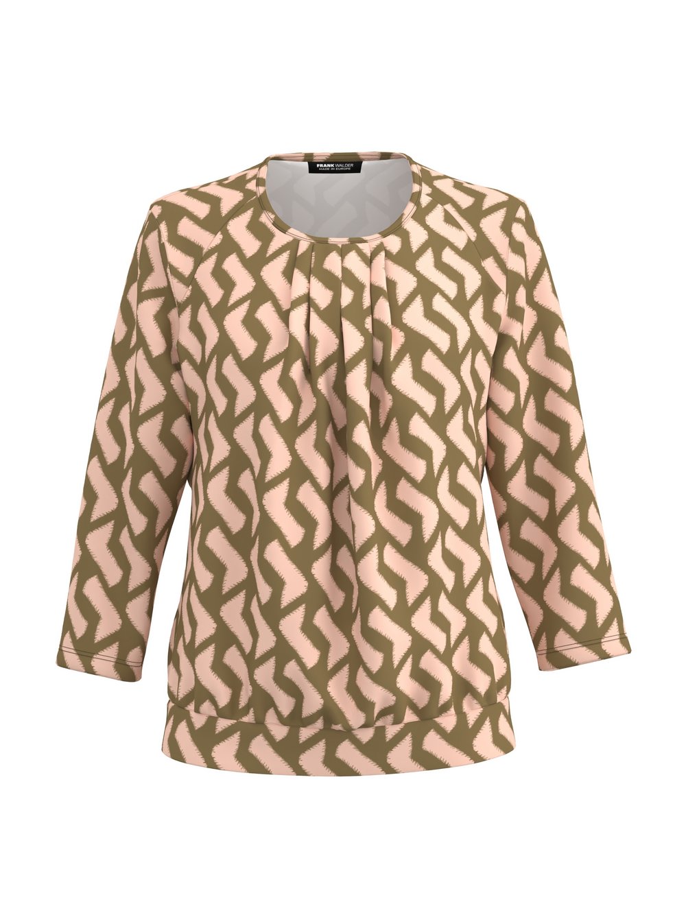 Thumbnail - Frank Walder Blusenshirt Damen Viskose mehrfarbig bedruckt, 48