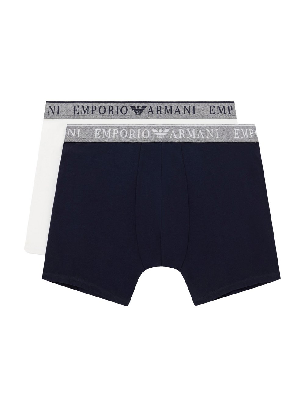 Thumbnail - Emporio Armani Boxershorts im 2er-Pack Herren Baumwolle blau bedruckt, L