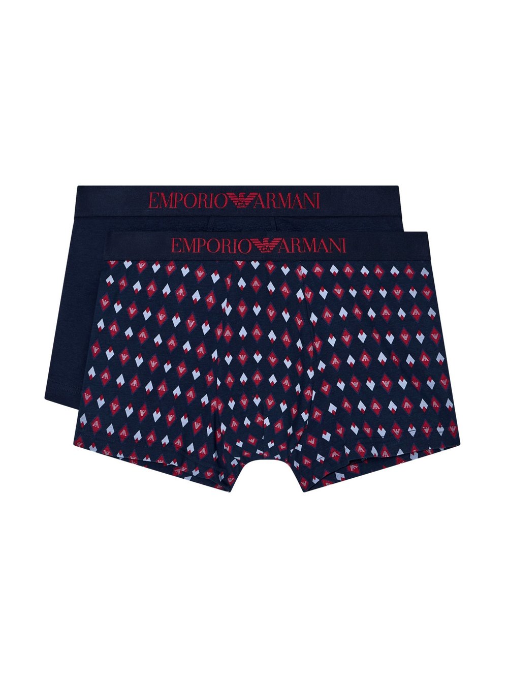 Emporio Armani Boxershorts Herren Baumwolle blau bedruckt, L