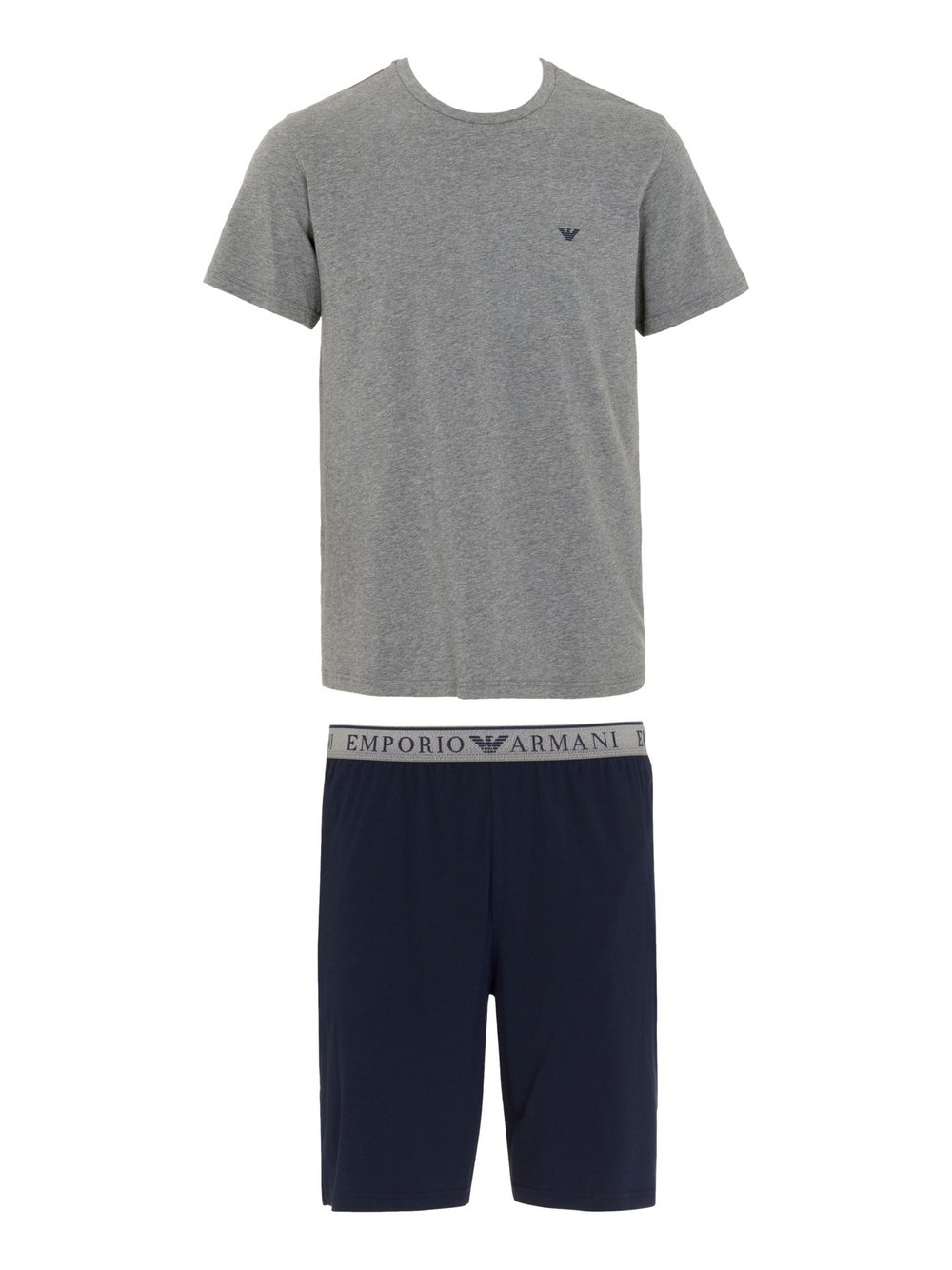 Emporio Armani Schlafanzug Herren Baumwolle grau, XL