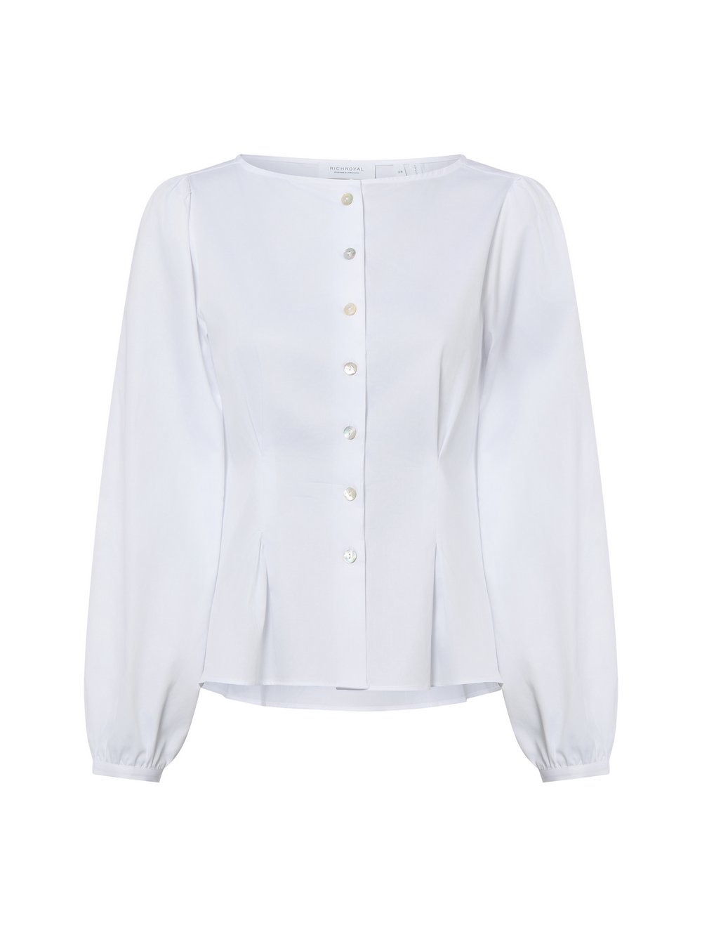 Thumbnail - Rich & Royal Bluse Damen Baumwolle weiß, 34