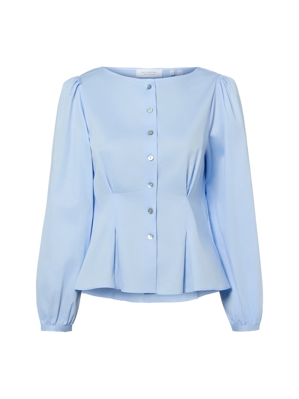 Thumbnail - Rich & Royal Bluse Damen Baumwolle blau, 36