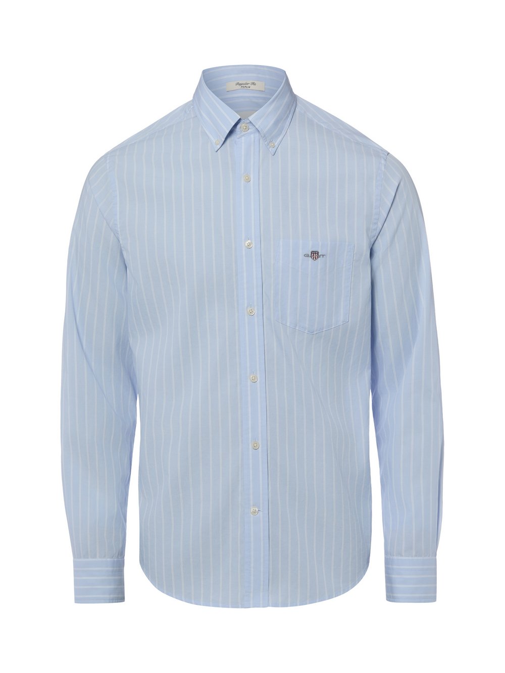 VAN GRAAF Gant Herren Hellblau Hemd Regular Fit Baumwolle (100%) Mehrfarbig, Mittel