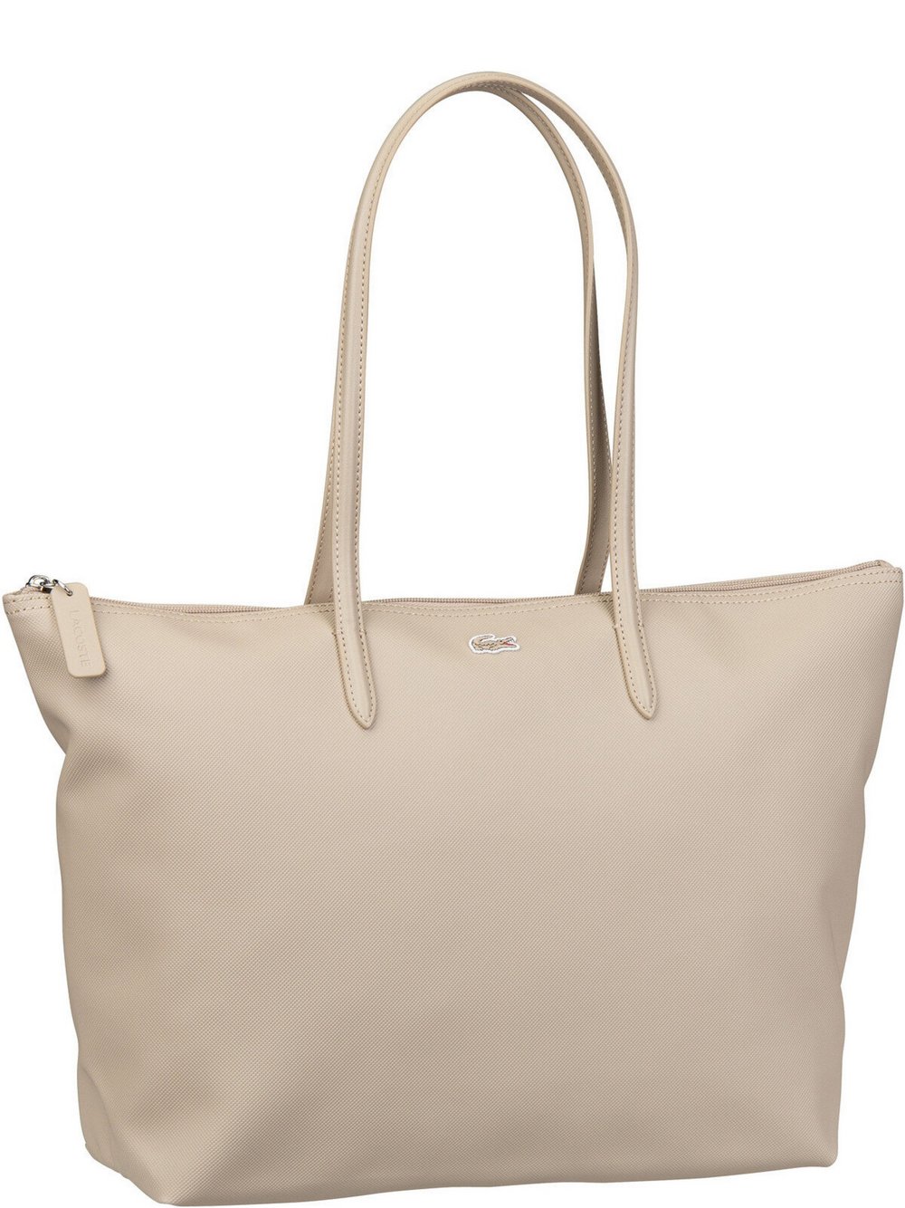 Lacoste Shopper Damen Kunstleder grau, ONE SIZE
