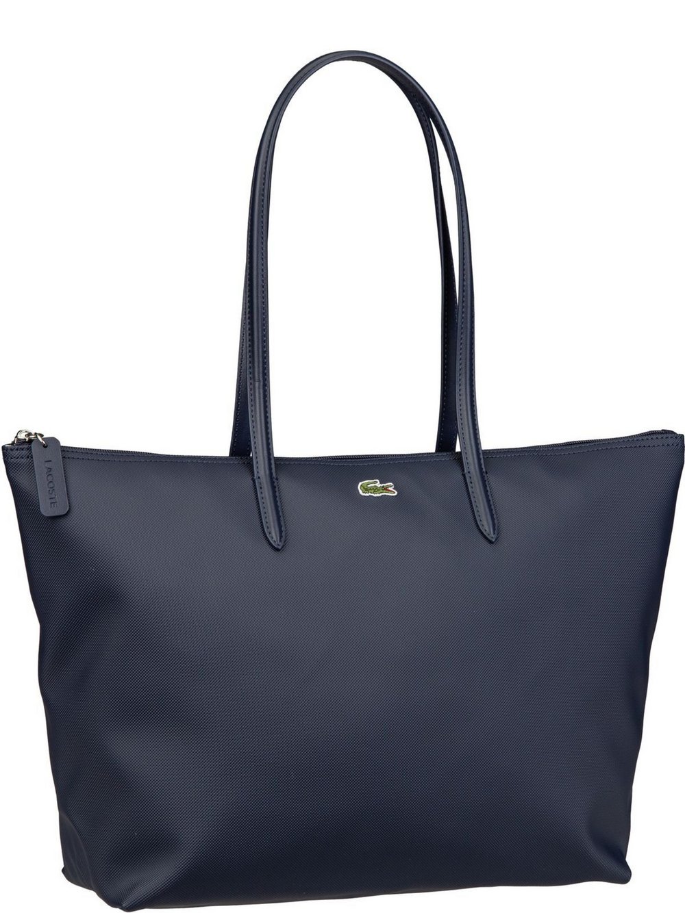 Lacoste Shopper Damen Kunstleder blau, ONE SIZE