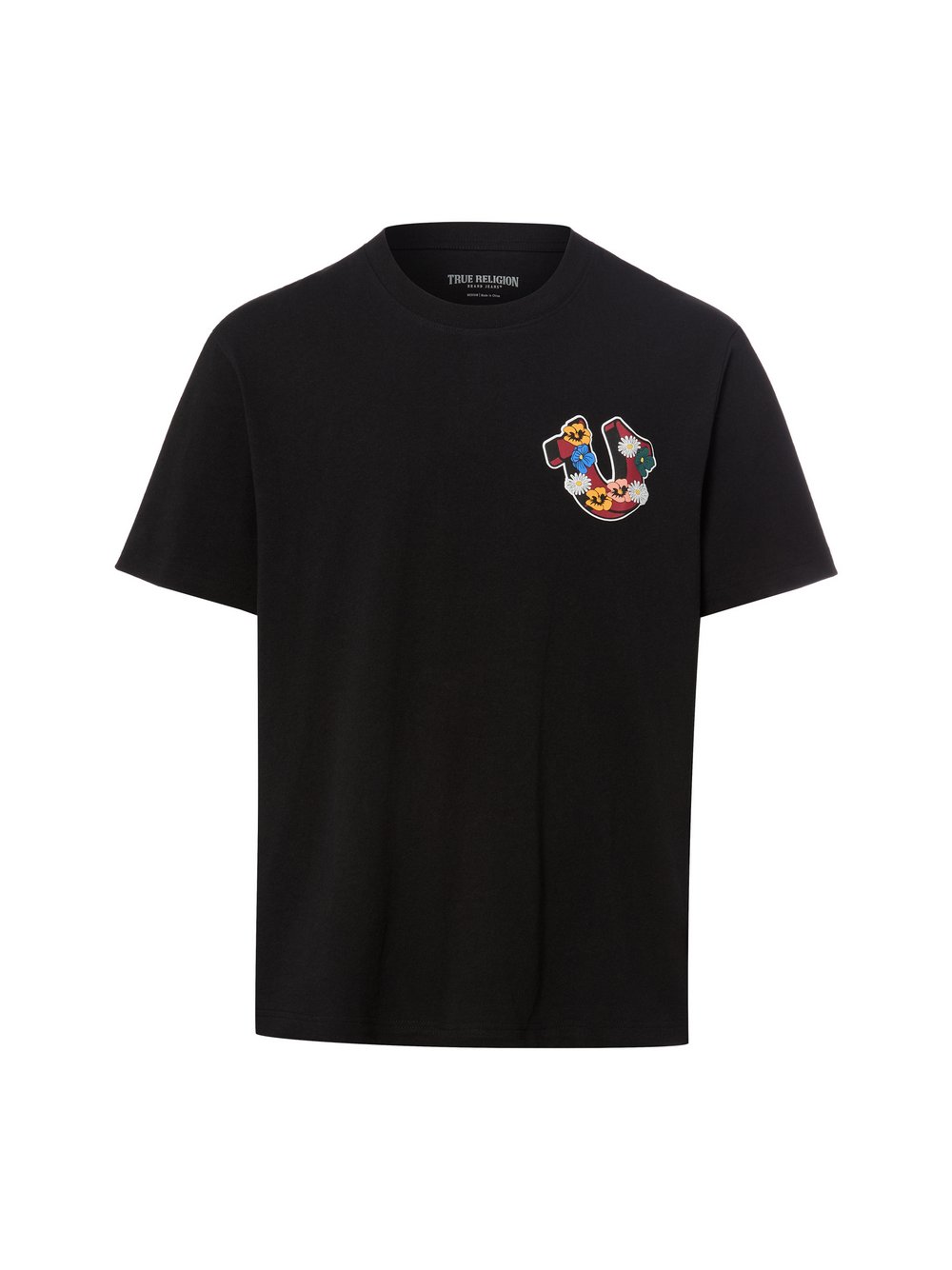 True Religion T-Shirt Herren Baumwolle mehrfarbig bedruckt, S