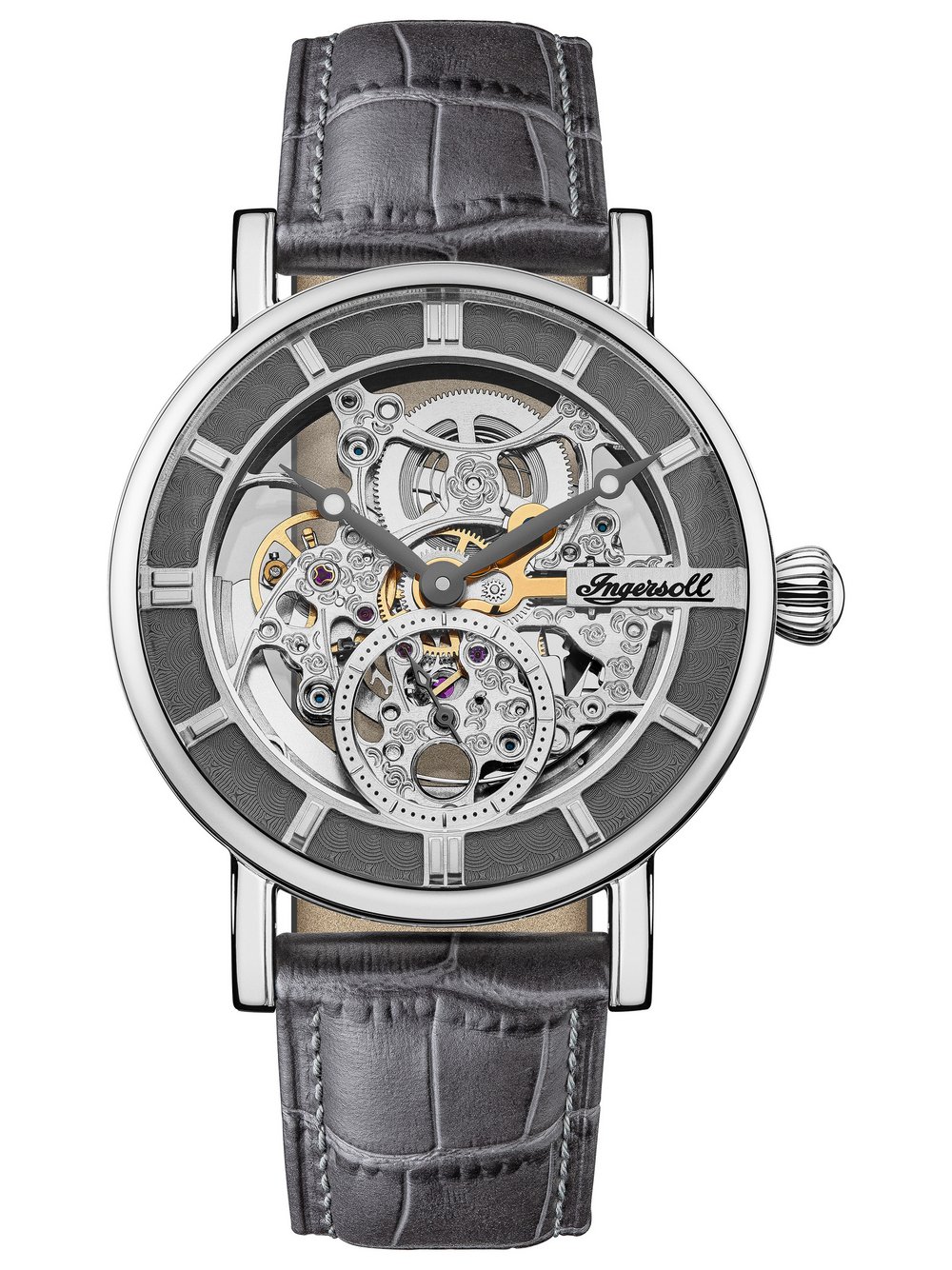 Ingersoll Uhr Herren Edelstahl grau, ONE SIZE