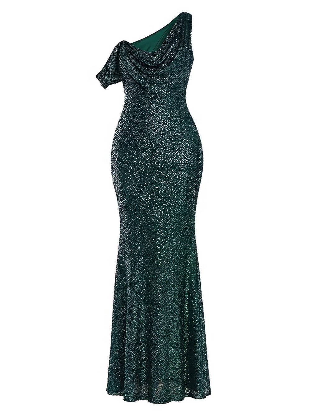 Thumbnail - Goddiva Maxikleid Damen grün, 44