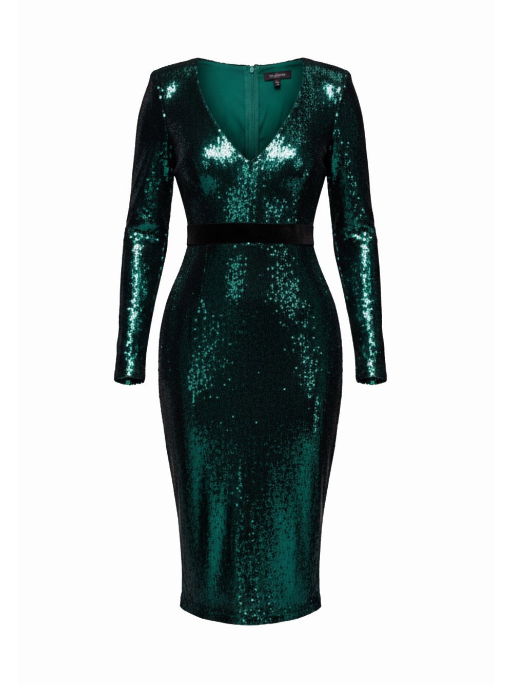 Thumbnail - Goddiva Midikleid Damen grün, 44