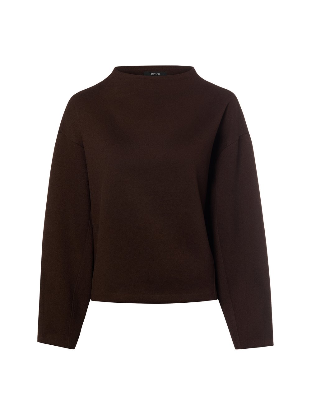 Opus Sweatshirt mit Wollanteil Damen Viskose braun, 42
