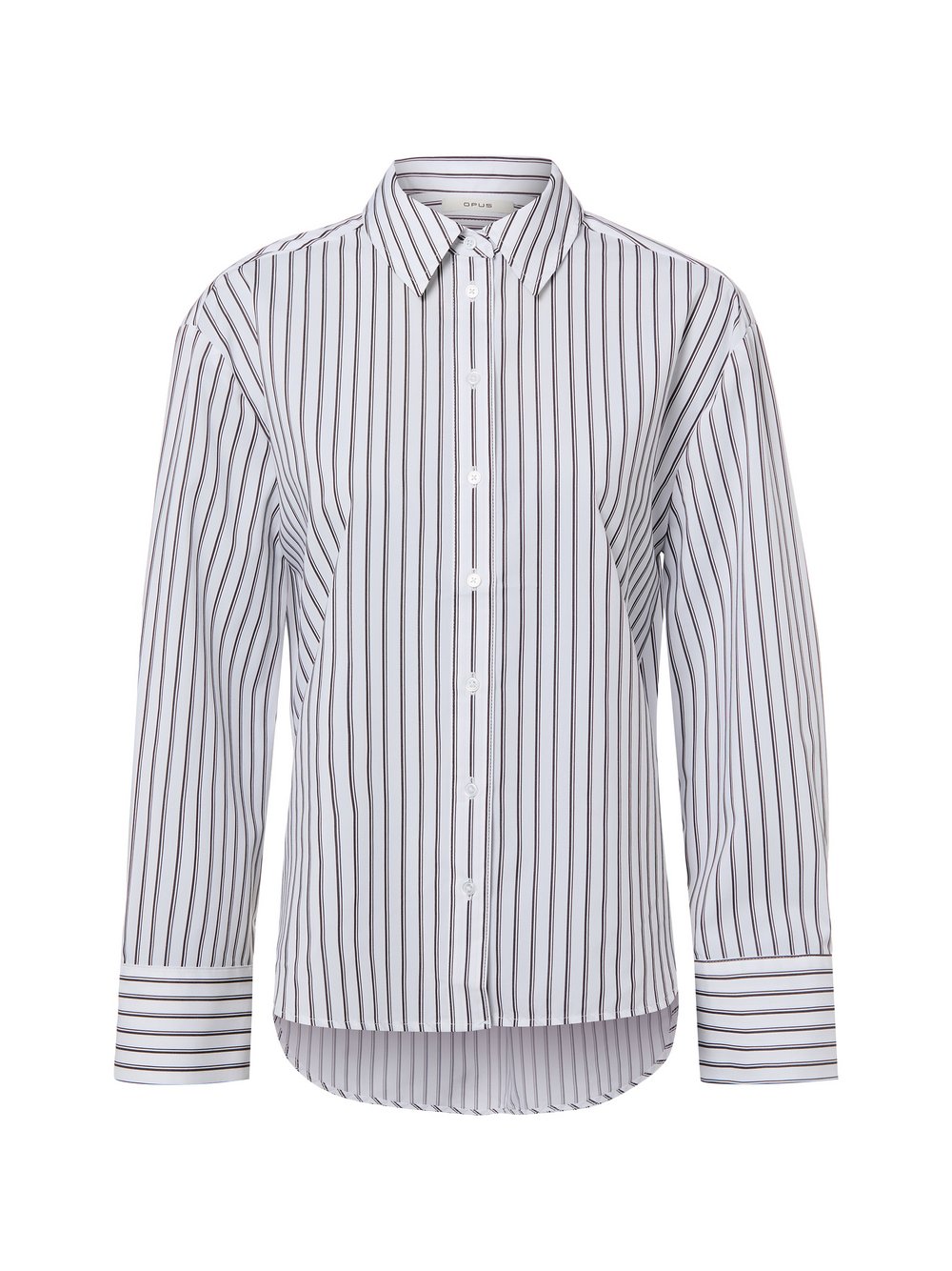 Opus Hemdbluse Damen Lyocell mehrfarbig gestreift, 42