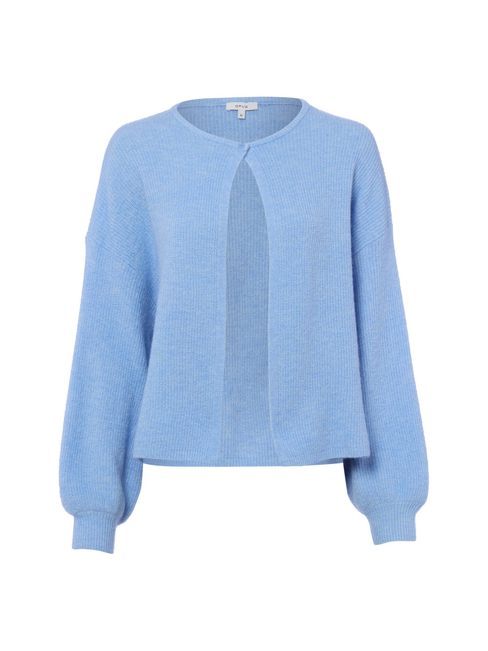 Opus Strickjacke mit Wolle und Mohair Damen blau meliert, 40