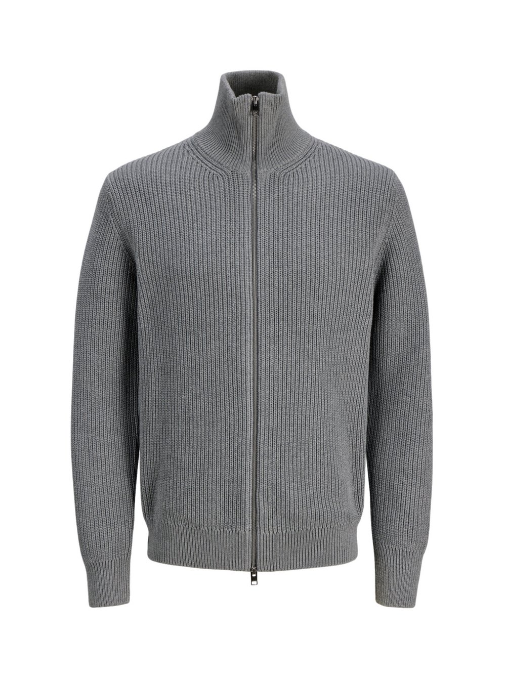 Jack & Jones Cardigan Herren Baumwolle grau meliert, XXL
