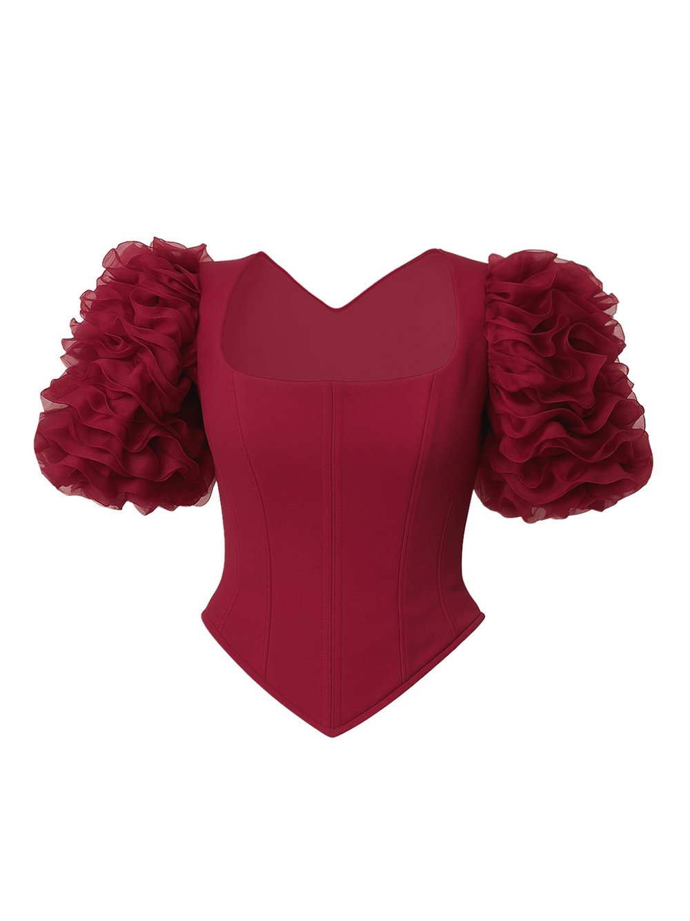 Thumbnail - Goddiva Top Damen rot, 38