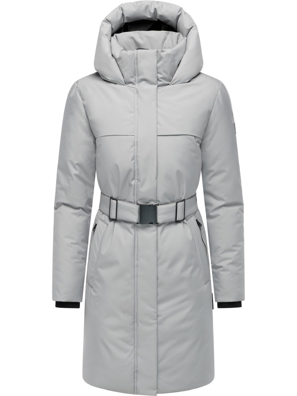 Thumbnail - Navahoo Wintermantel Damen grau, L