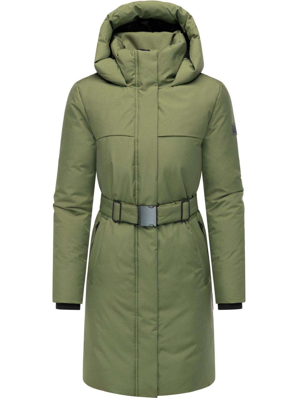 Navahoo Wintermantel Damen grün, S