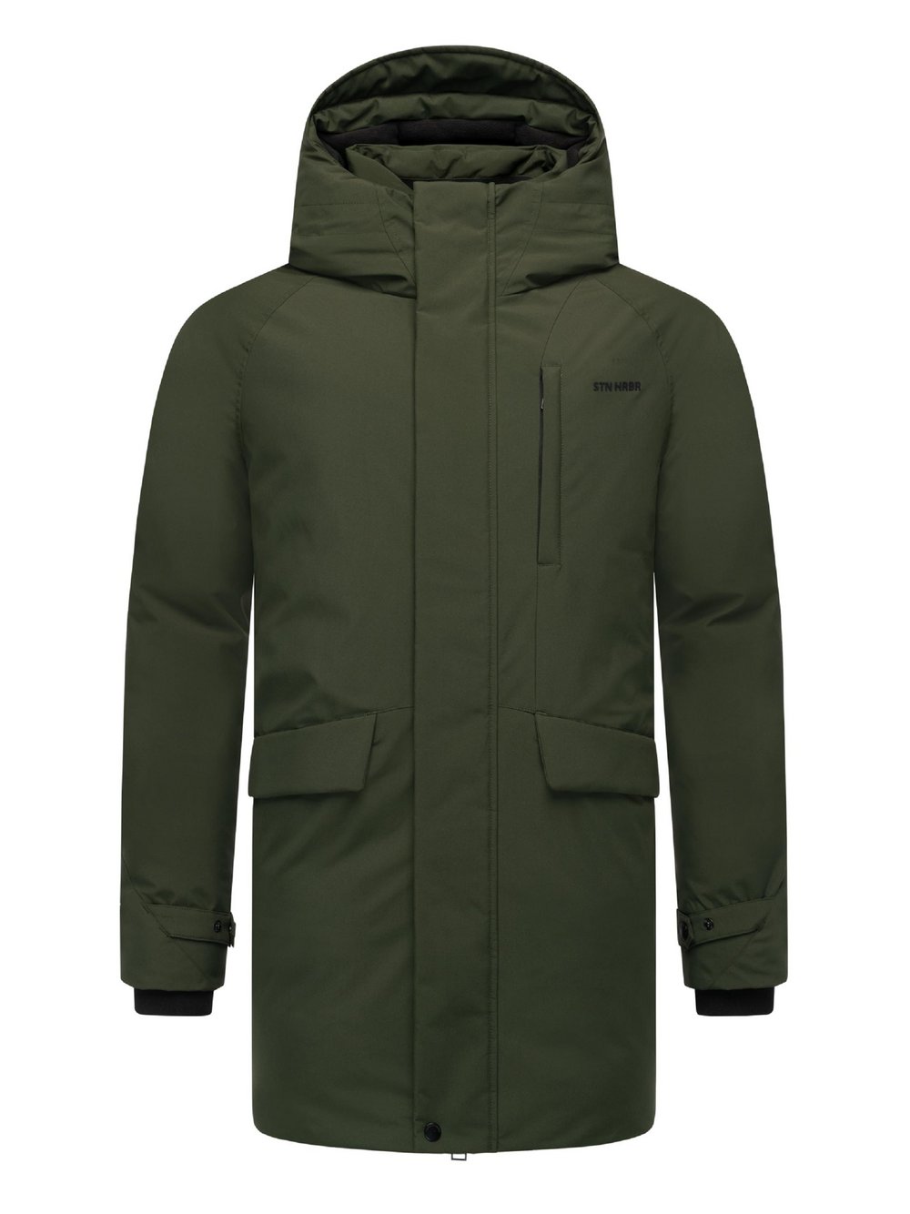 Thumbnail - STONE HARBOUR Wintermantel Herren grün, M