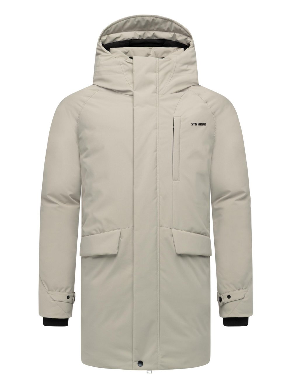 Thumbnail - STONE HARBOUR Wintermantel Herren grau, L