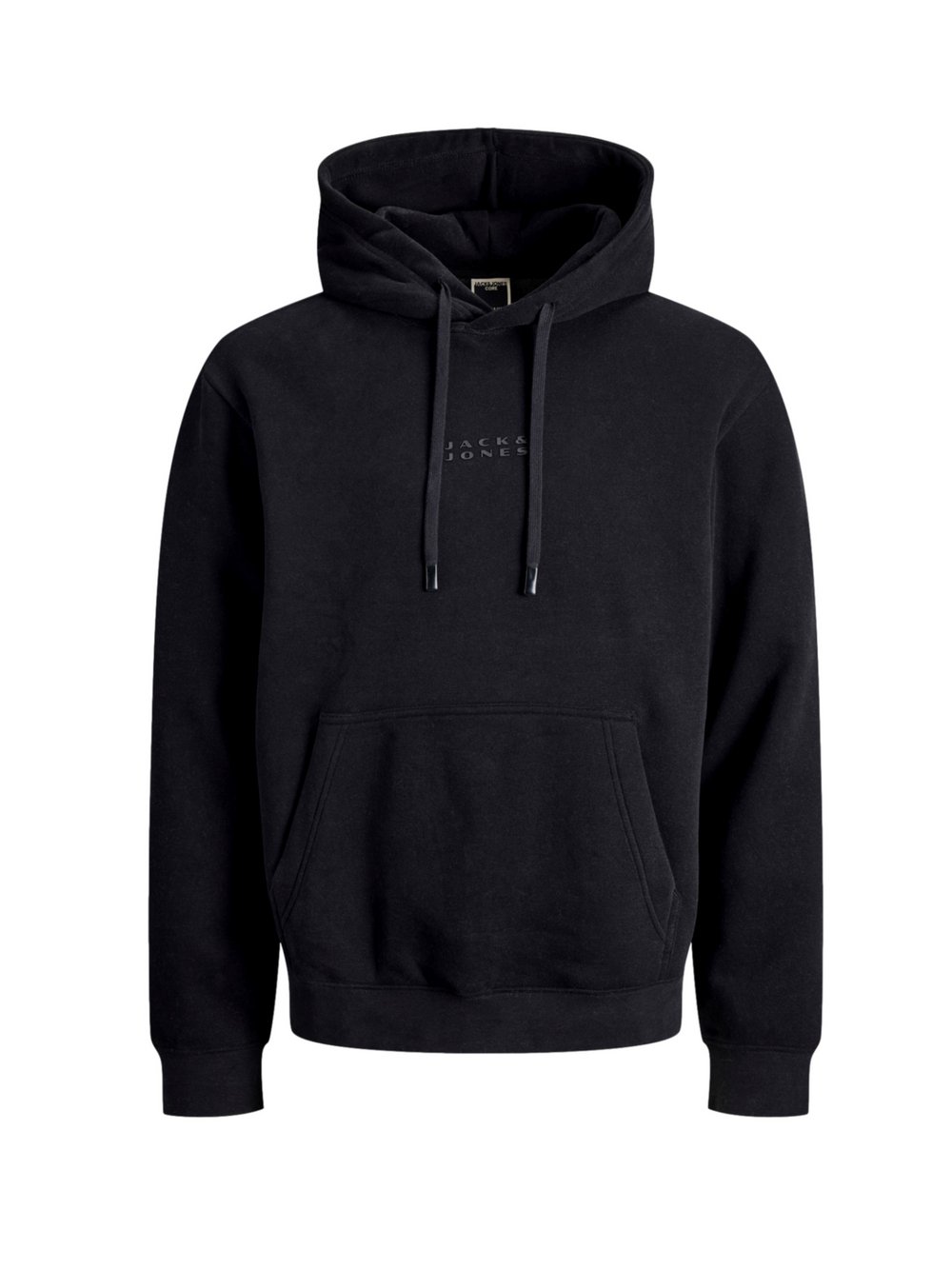 Jack & Jones Kapuzenpullover Herren Baumwolle schwarz, XXL