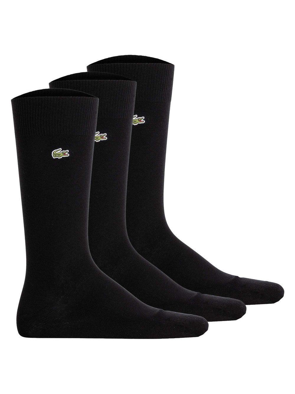Thumbnail - Lacoste Socken 3er Pack Herren Baumwolle schwarz, 39-42