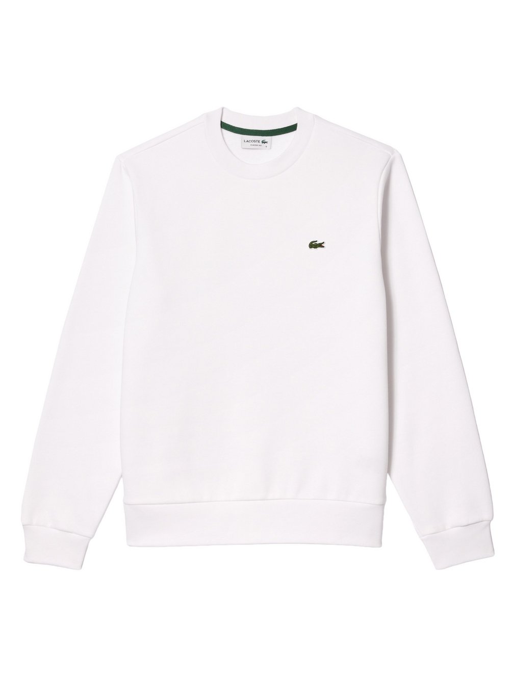 Lacoste Sweatshirt Herren Baumwolle weiß, 6XL