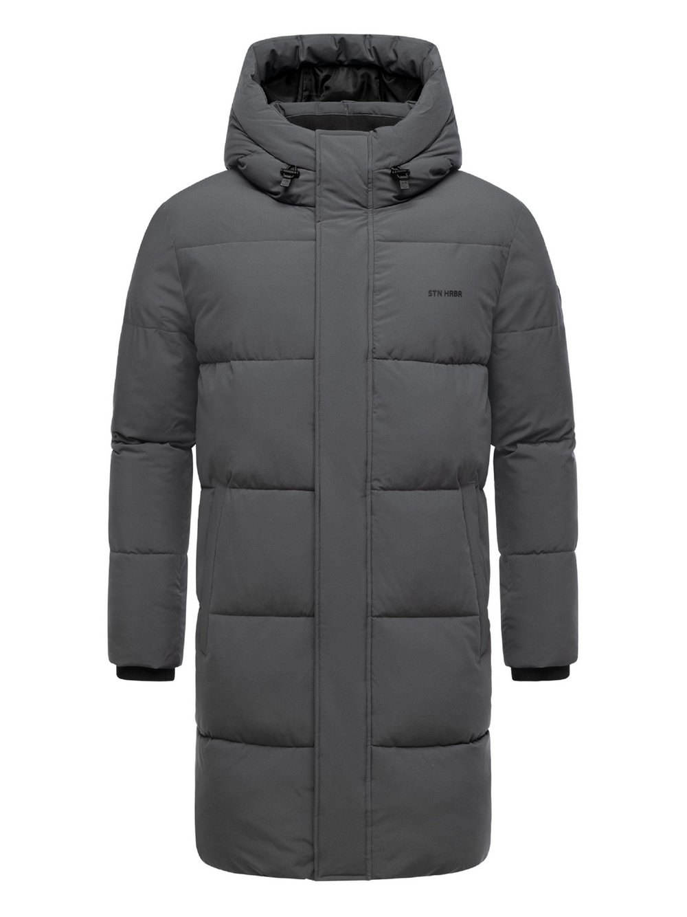 Thumbnail - STONE HARBOUR Steppmantel Herren grau, XXXL