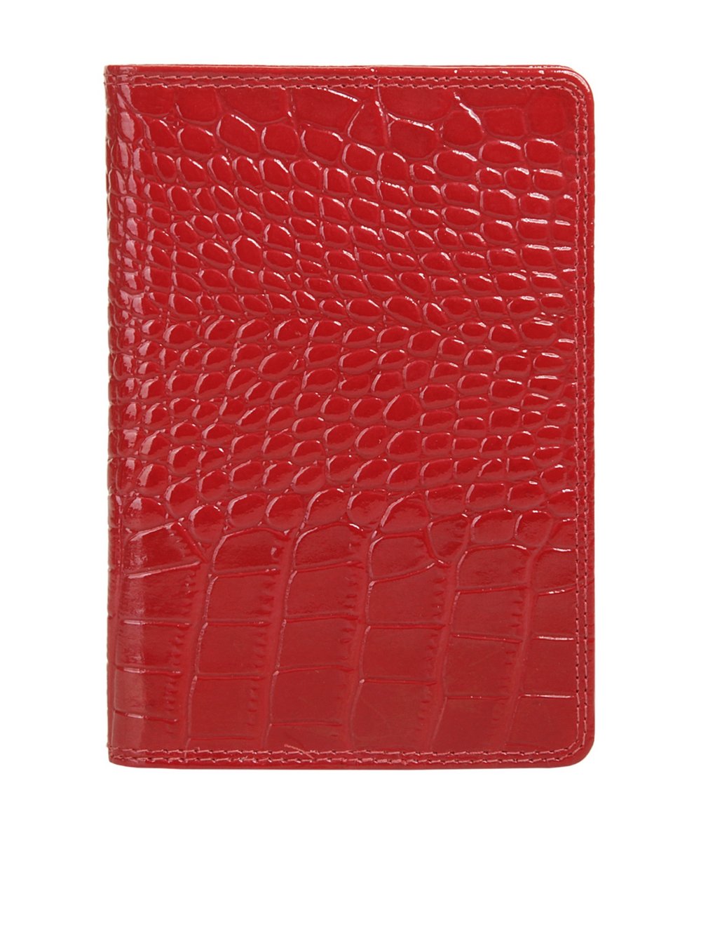 Thumbnail - Bodenschatz Ausweishülle Damen Leder rot strukturiert, ONE SIZE