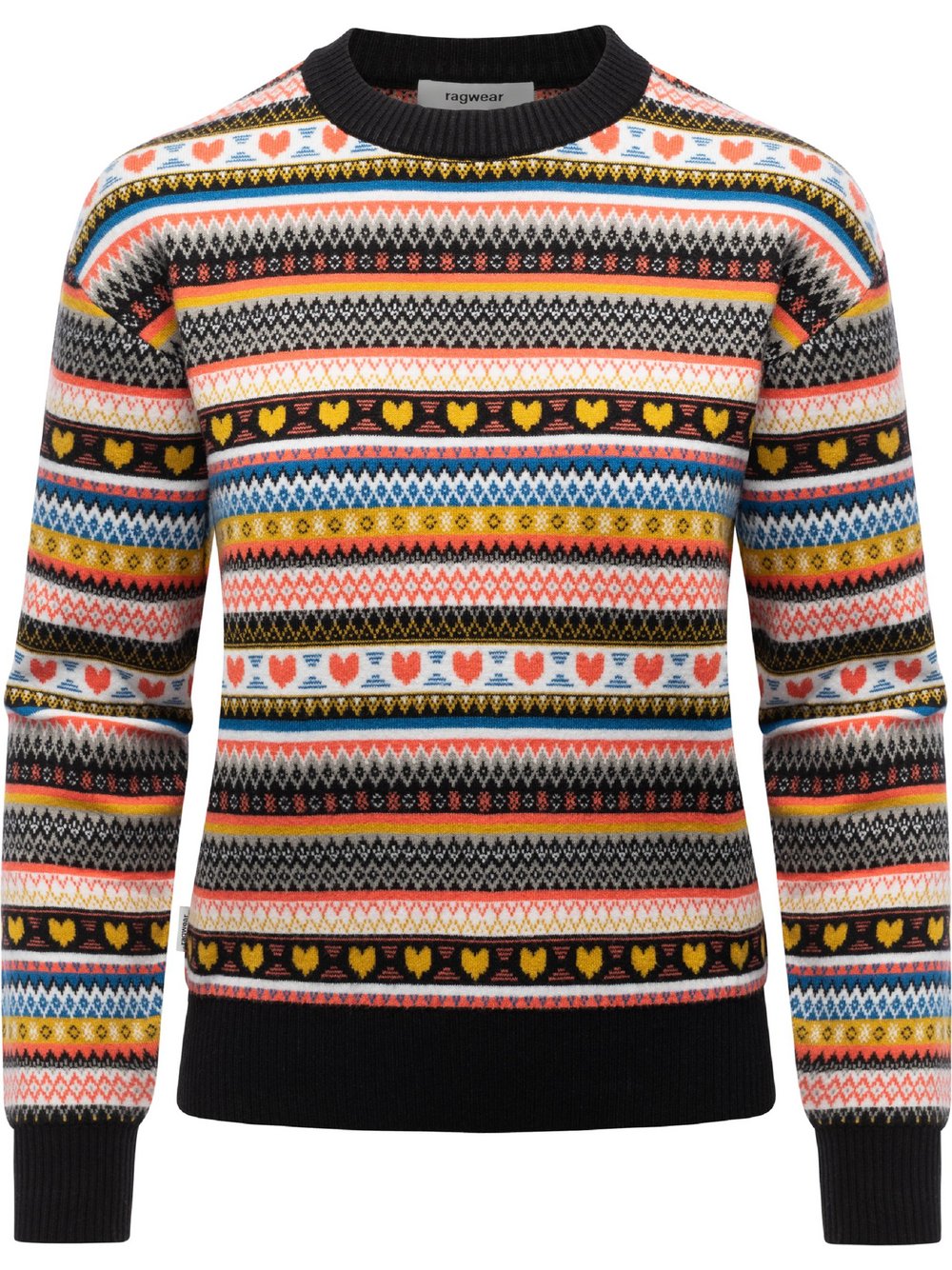 Ragwear Strickpullover Damen grau gemustert, M