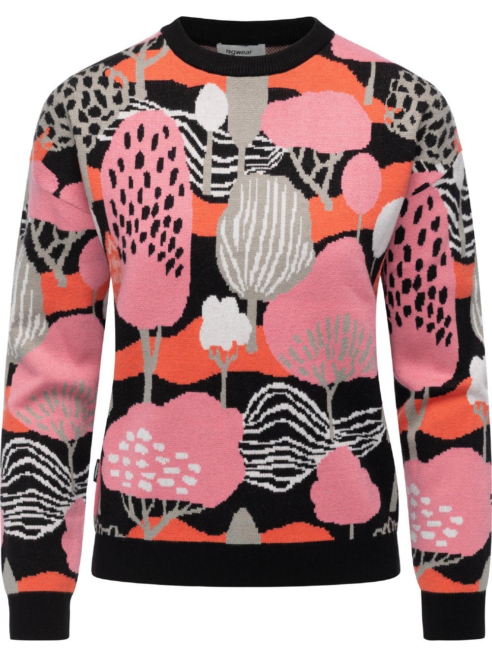 Ragwear Rundhalspullover Damen grau, S