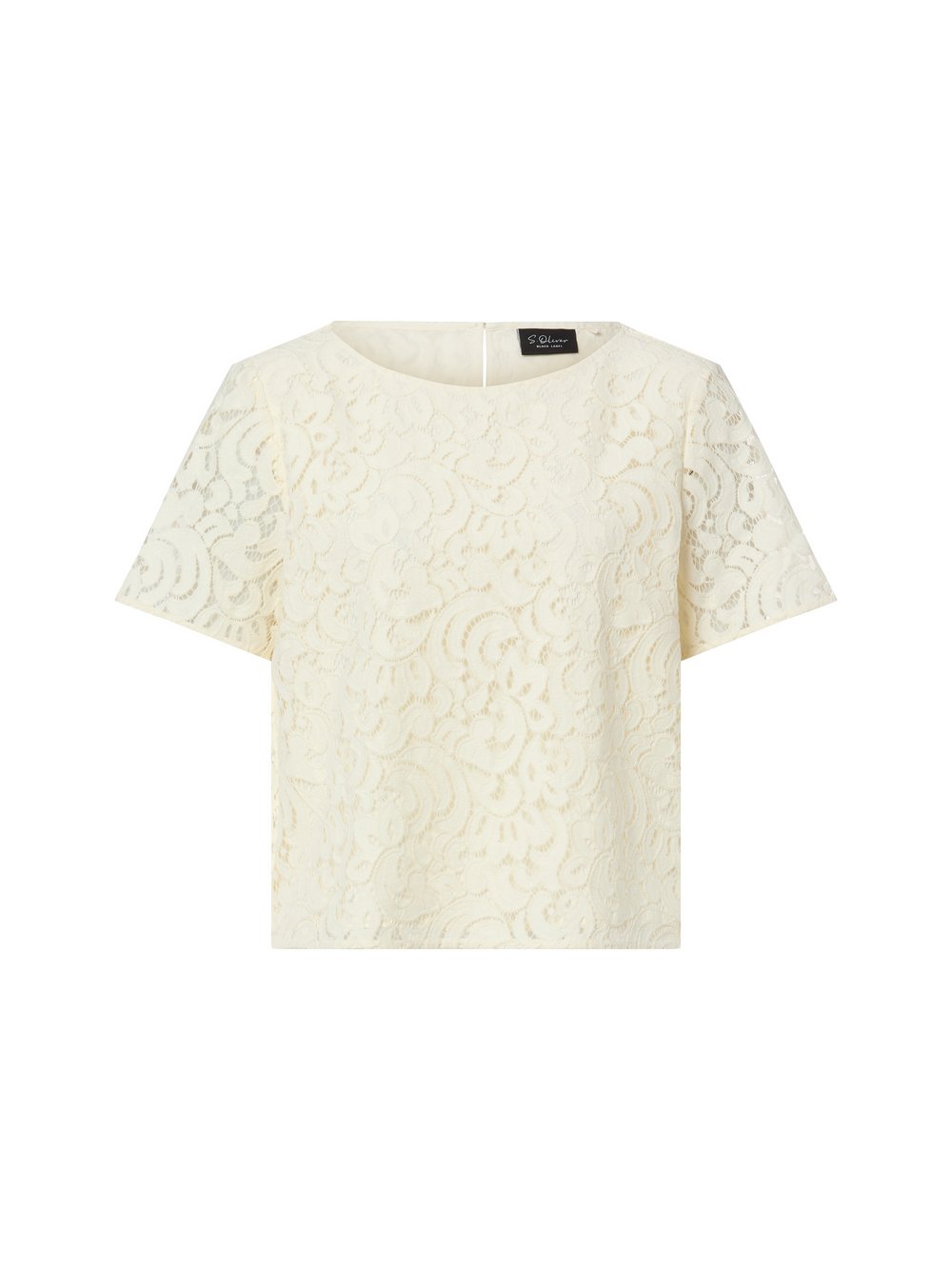 s.Oliver BLACK LABEL Kurzarmbluse Damen Polyamid weiß, 40