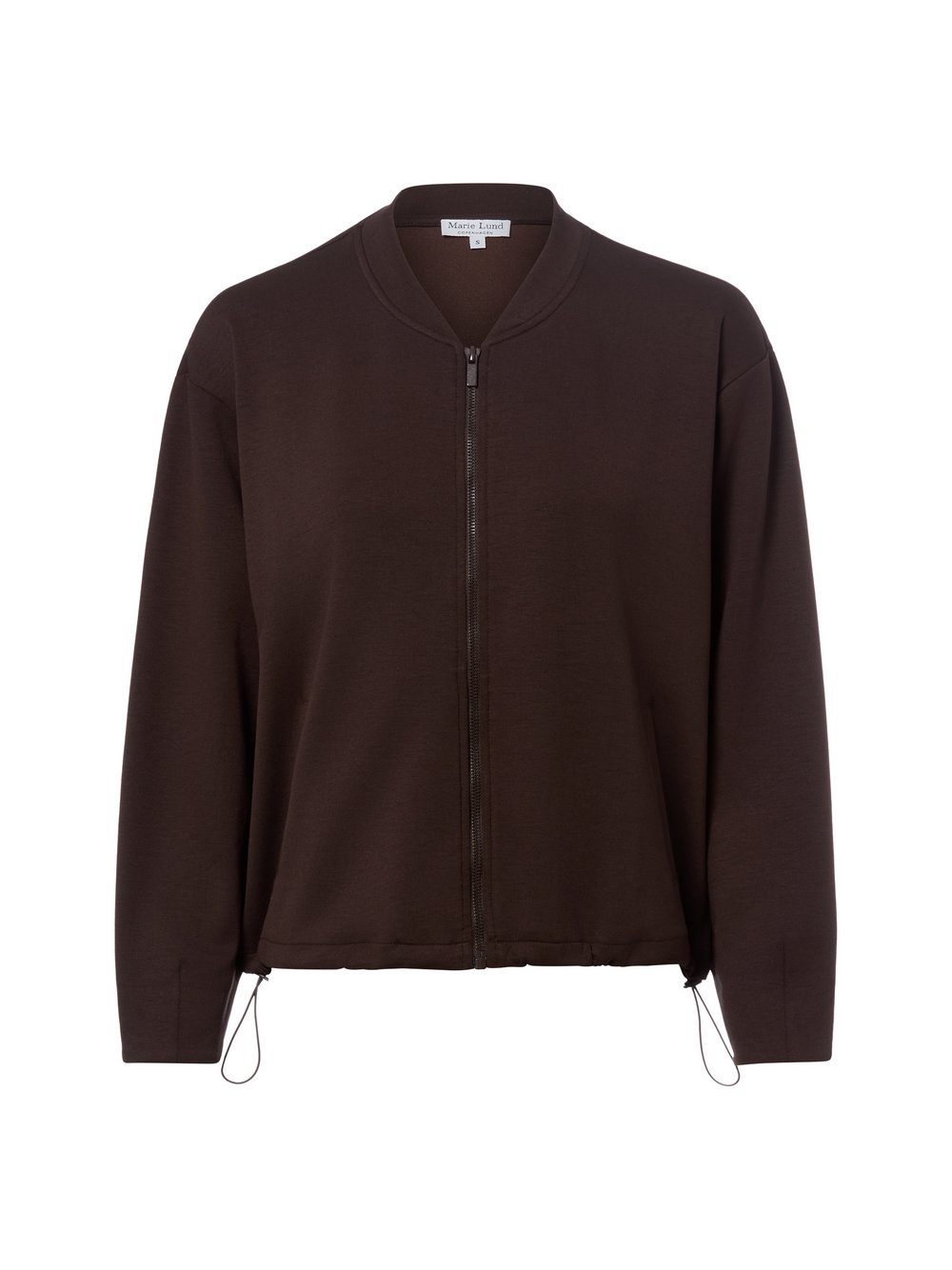 Marie Lund Sweatjacke Damen Viskose braun, L