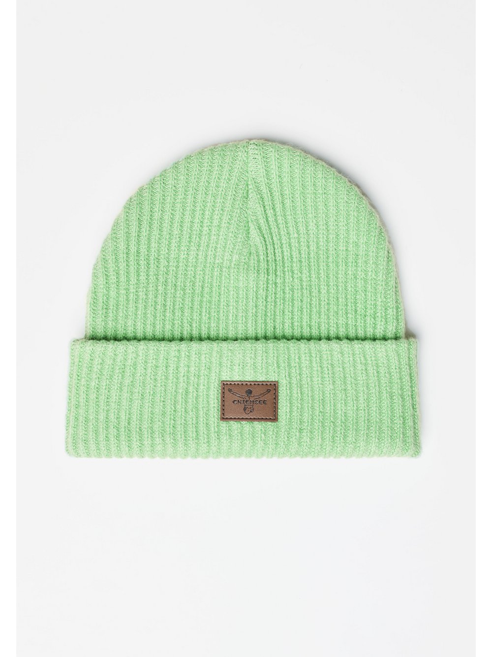 Chiemsee Mütze Damen Baumwolle grün, ONE SIZE