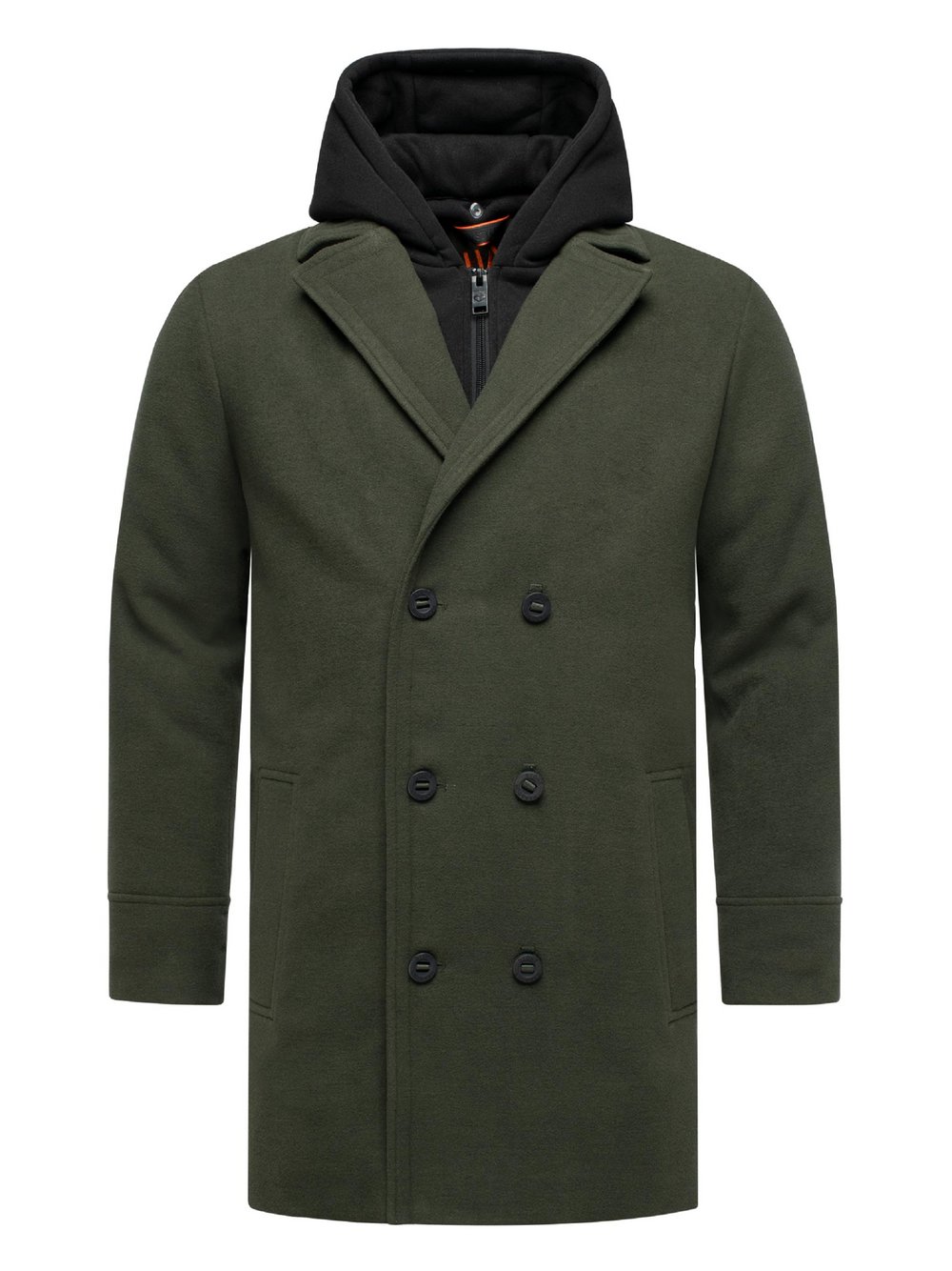 STONE HARBOUR Trenchcoat Herren grün, M