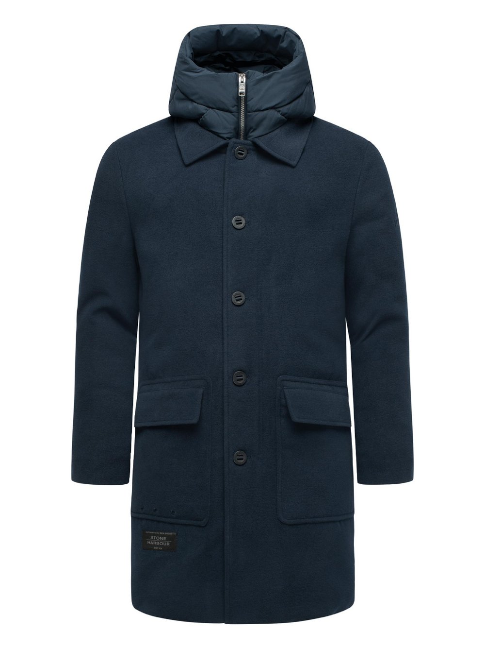 STONE HARBOUR Mantel Herren blau, XXXL