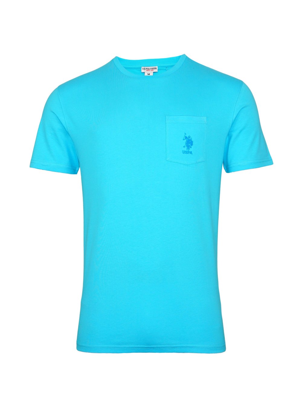 U.S. Polo Assn. T-Shirt Herren Baumwolle blau, M