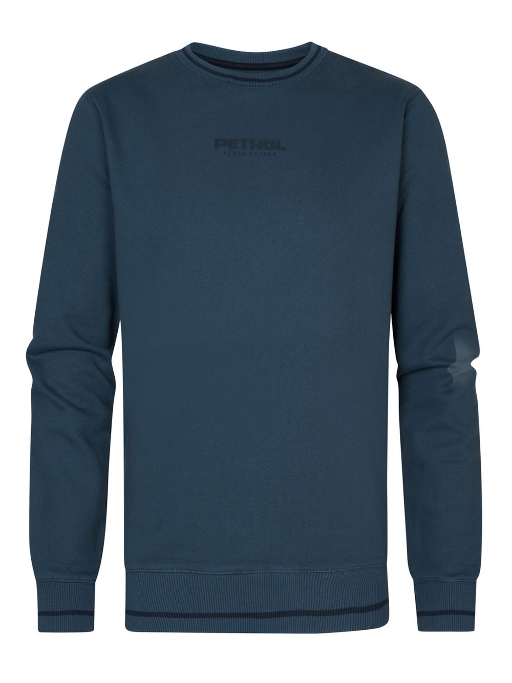 Petrol Industries Pullover Herren Baumwolle blau bedruckt, XXL