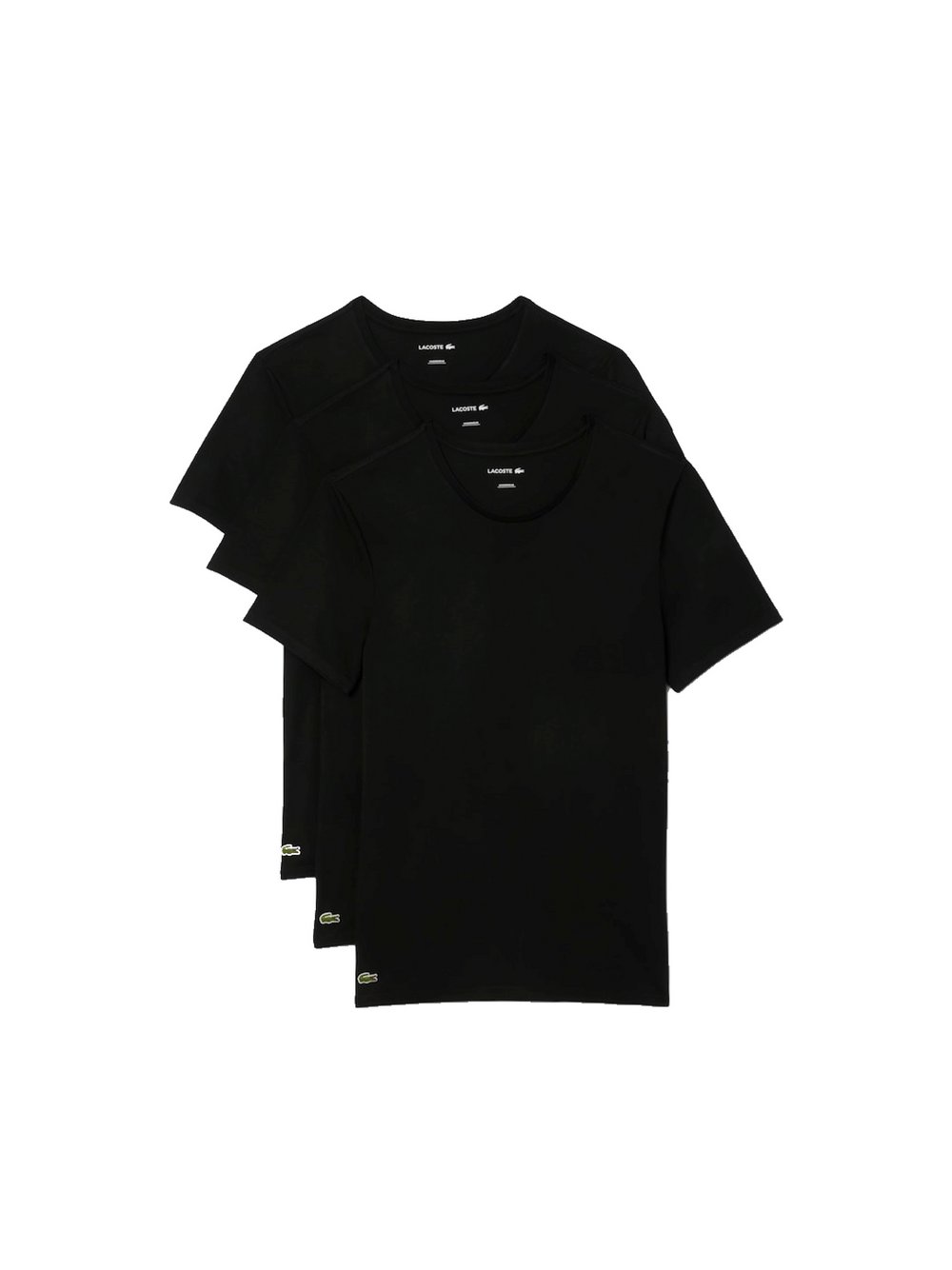 Lacoste T-Shirt Herren Baumwolle schwarz, XL