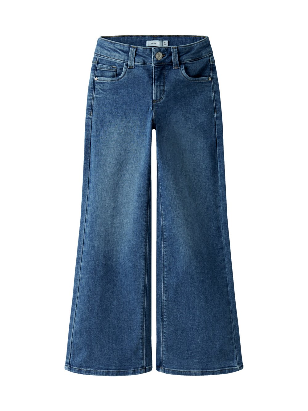 name it Hose Mädchen Baumwolle blau, 134