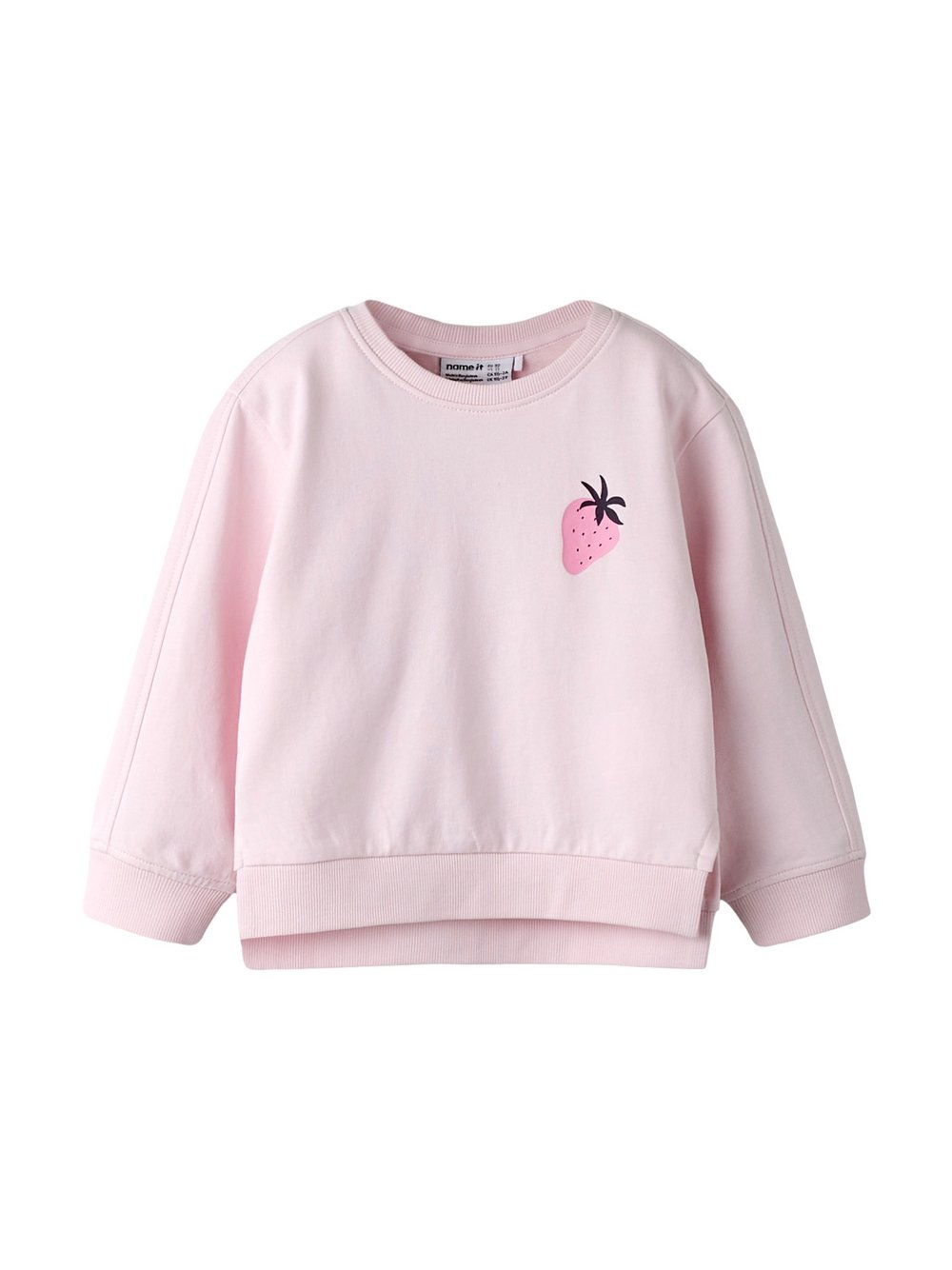 Thumbnail - name it Pullover Mädchen Baumwolle rosa gemustert, 104