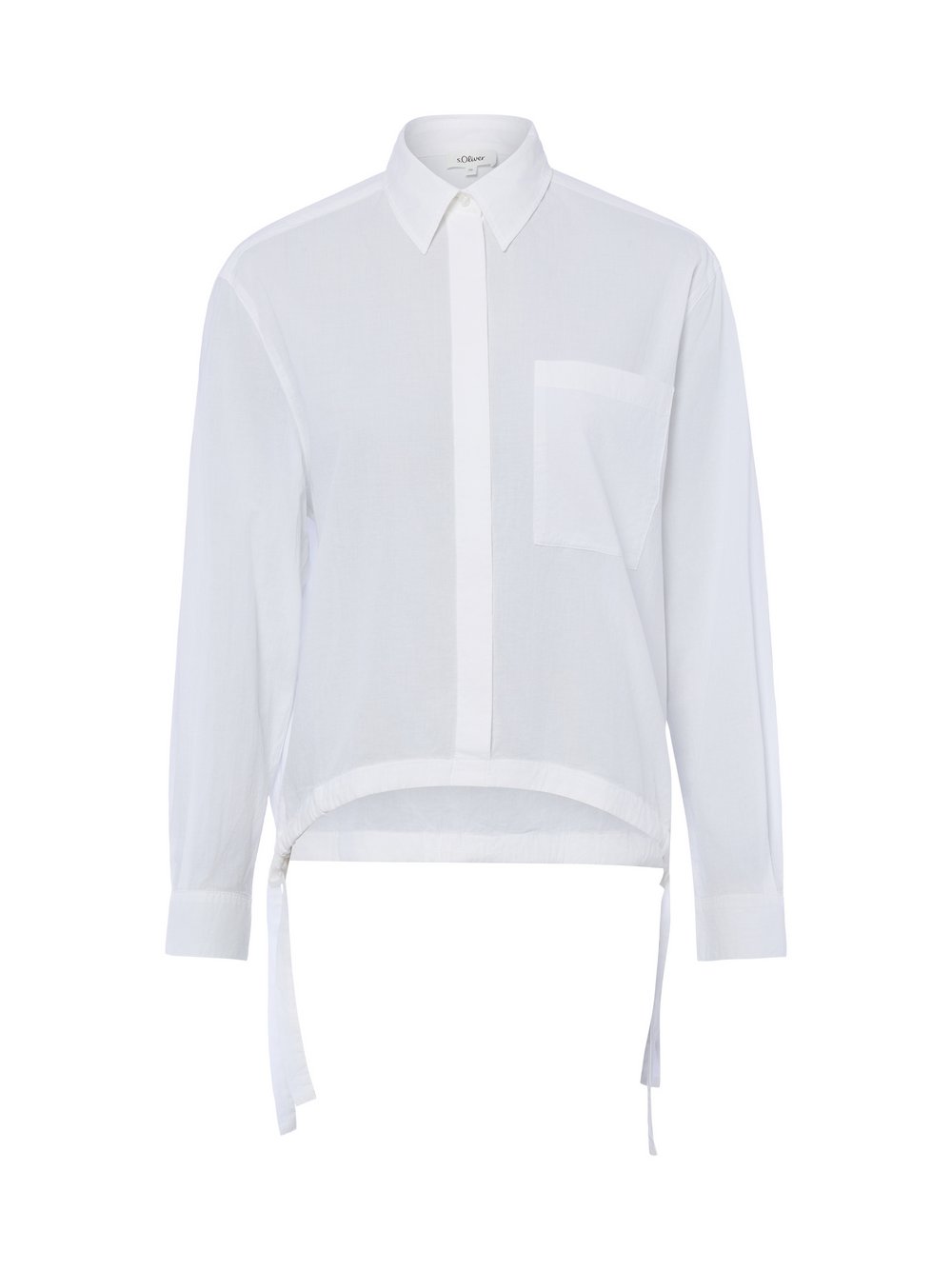 s.Oliver Hemdbluse Damen Baumwolle (100%) weiß, 42