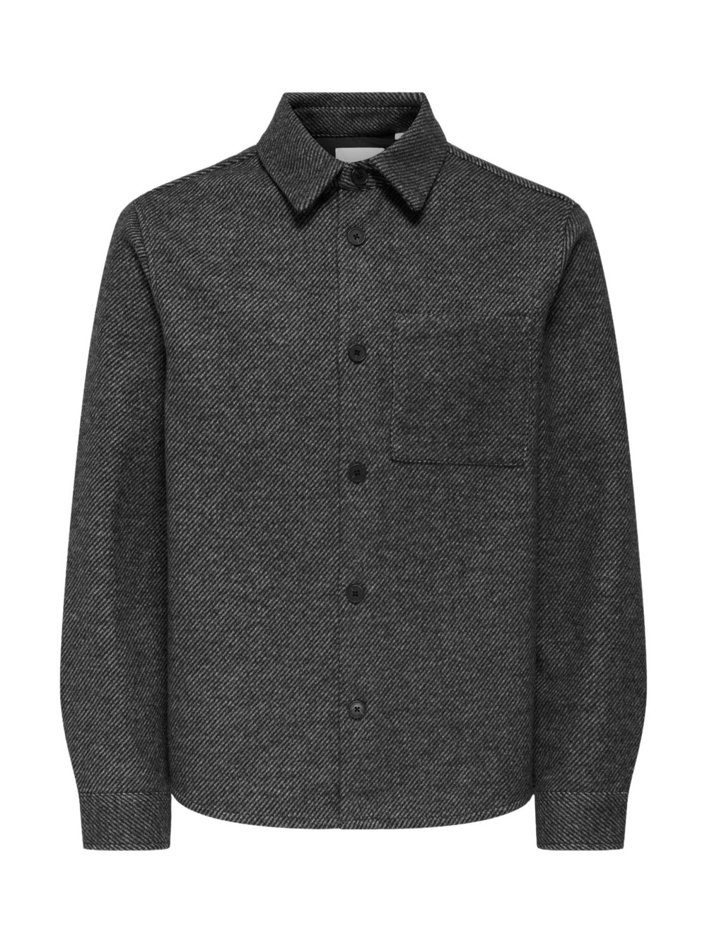 Only&Sons Hemd-Jacke Herren grau meliert, XXL